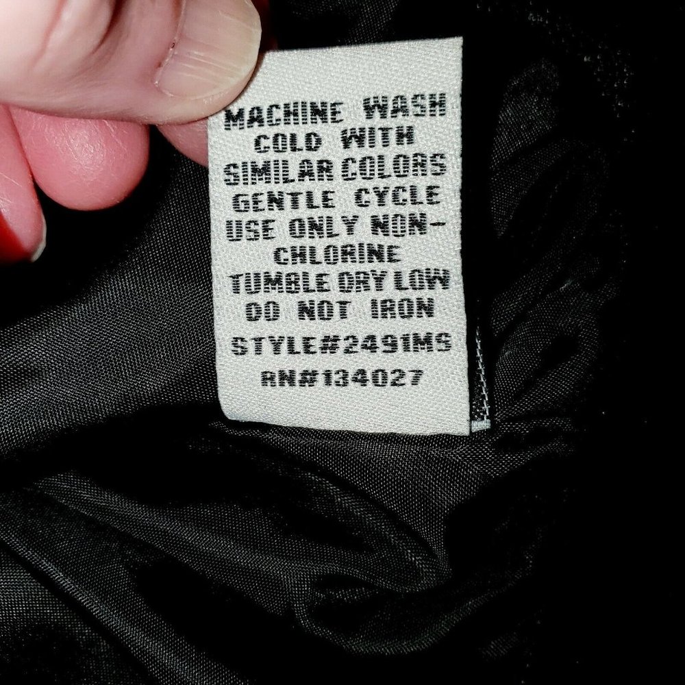 Style Me Womans Medium Black Velour Jacket Nwt - Picture 8 of 8